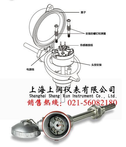 帶溫度變送器熱電阻 SRSBWZ-2480/230 上海上潤(rùn)儀表廠