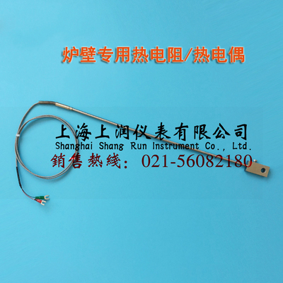 炉壁测温专用贴片式热电阻WRNK-191参数图片上润仪表
