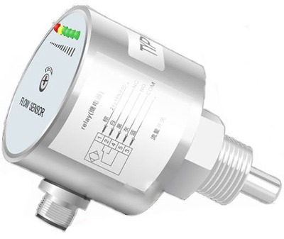 热导式不锈钢电子式水流油气体液体水泵流量开关传感器消防控制器