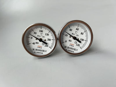 WSS-301轴向型双金属温度计参数尺寸精度长度尺寸产品概述